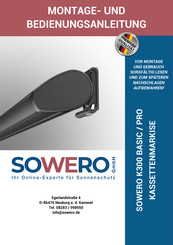 Sowero K300 pro LED Montage- Und Bedienungsanleitung