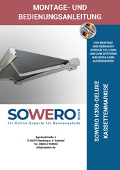 Sowero K350-DELUXE Montage- Und Bedienungsanleitung
