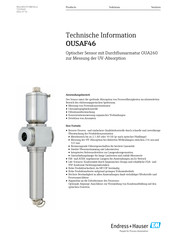 Endress+Hauser OUSAF46 Technische Information