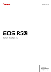 Canon EOS R5 C Bedienungsanleitung