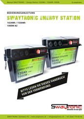 SWAYTRONIC ENERGY STATION 1000W AC Bedienungsanleitung