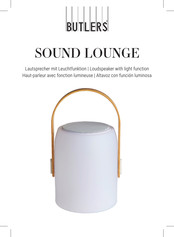 Butlers Sound Lounge Bedienungsanleitung