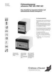 Endress+Hauser silometer FMC 420 Technische Information