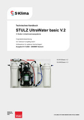 Stulz S-Klima UltraWater basic V.2 Technisches Handbuch