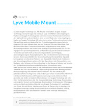 Seagate Lyve Mobile Mount Benutzerhandbuch