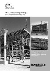 BRAND Hunnebeck GASS Aufbau- Und Verwendungsanleitung