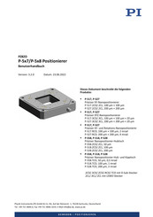 PI P-5 7 Serie Benutzerhandbuch