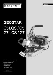 Leister GEOSTAR G7 LQS Bedienungsanleitung