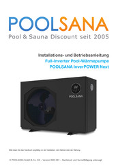 Poolsana InverPOWER Next 7 Installation Und Betriebsanleitung