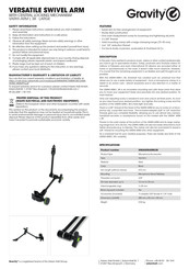 Gravity VARI-ARM L 38 Bedienungsanleitung