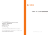 SOLIS Solis-EPM3-5G-PRO Installations- Und Betriebshandbuch