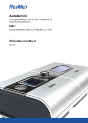 ResMed AutoSet CS Klinisches Handbuch