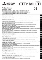 Mitsubishi Electric CITY MULTI PEFY-M125VMAL-A Installationshandbuch