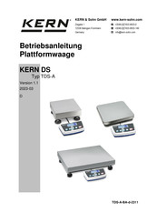 KERN TDS 10K0.1S-A Betriebsanleitung