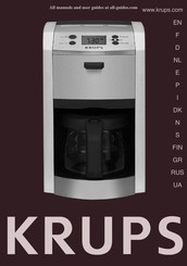 Krups LAFAYETTE KM810531 Bedienungsanleitung