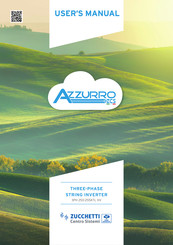 Zuchetti AZZURRO 3PH 250KTL-255KTL Benutzerhandbuch