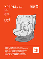 Babyauto XPERTA iSIZE K82 Bedienungsanleitung