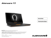 Dell Alienware 17 Technische Daten