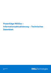 Dell EMC PowerEdge R650xs Informationsaktualisierung