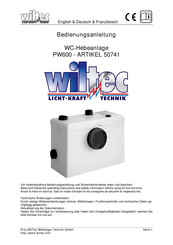 WilTec 50741 Bedienungsanleitung
