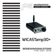 Audiophony PA WiCASTamp30+ Bedienungsanleitung