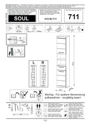 MID.YOU SOUL X1D B3 707 Montageanweisung