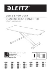 LEITZ ERGO COSY Bedienungsanleitung