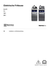 Electrolux Professional thermaline M FB DAO-Serieb Installation Und Betriebsanleitung