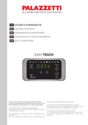 Palazzetti EASY TOUCH Verwendung Und Betrieb