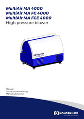 Kongskilde MultiAir MA FCE 4000 Gebrauchsanweisung