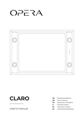 Opera CLARO 1160 Benutzerhandbuch