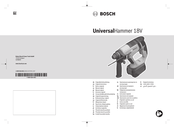 Bosch UniversalHammer 18V Originalbetriebsanleitung