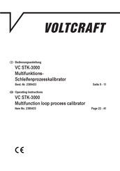 VOLTCRAFT VC STK-3000 Bedienungsanleitung