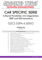 Ground Zero CAR SPECIFIC Serie Anleitung