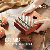Bounce KALIMBA S-20-C Bedienungsanleitung
