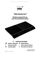MIA Multi Induction Duo IKP 2214 Bedienungsanleitung Und Sicherheitshinweise