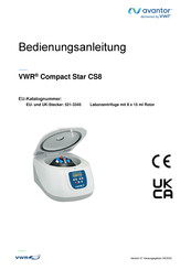 VWR Avantor Compact Star CS8 Bedienungsanleitung