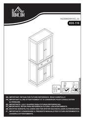 HOMCOM 835-115 Montageanleitung