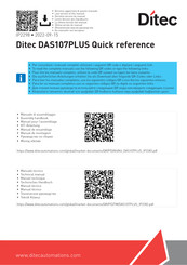 DITEC DAS107PLUS Schnellreferenz