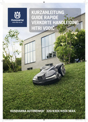 Husqvarna Automower 450 X Kurzanleitung