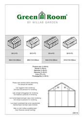 WILLAB GARDEN Green Room 3012-FD Montageanleitung
