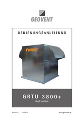 Geovent GRTU 3800+ Bedienungsanleitung