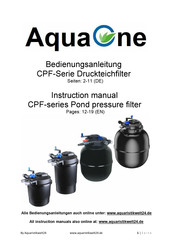 AquaOne CPF-75000 Bedienungsanleitung