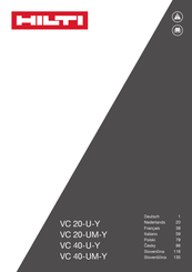Hilti VC 20-U-Y Bedienungsanleitung