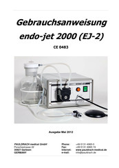 PAULDRACH medical endo-jet 2000 EJ-2 Gebrauchsanweisung