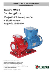 Richter MNK-B Serie Einbau- Und Betriebsanleitung