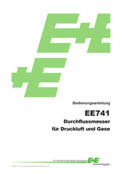 E+E Elektronik EE741 Bedienungsanleitung