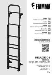 Fiamma DELUXE DJ Montage- Und Gebrauchsanleitung