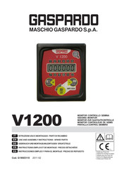 Gaspardo V1200 Gebrauchs- Und Montageanleitung
