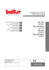 baltur TBL 60P Installations-, Gebrauchs- Und Wartungshandbuch